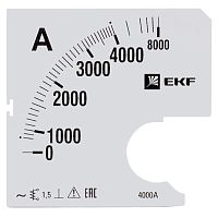Шкала сменная для A961 4000/5А-1,5 PROxima | код  s-a961-4000 | EKF